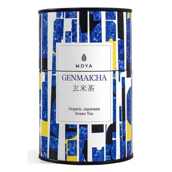 Organiczna japońska zielona herbata liściasta Moya Genmaicha 60g