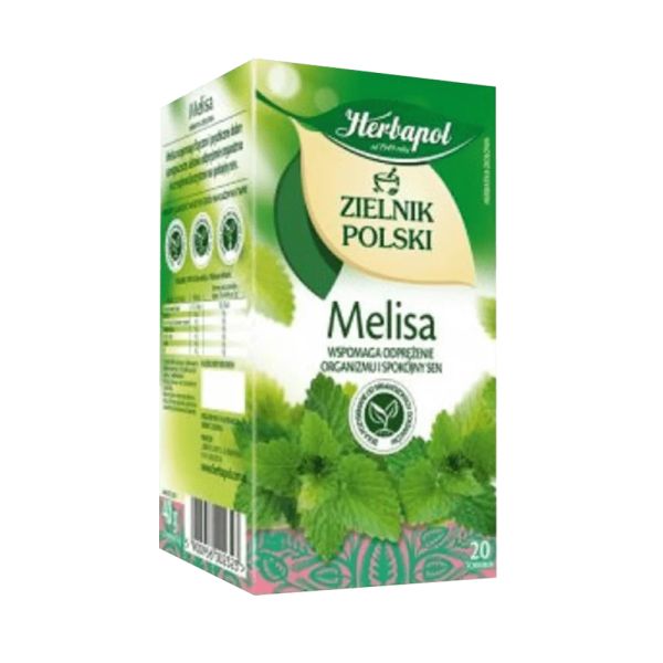 Ziołowa herbata ekspresowa Herbapol Melisa 40g